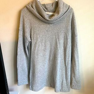 Silver turtle neck tunic